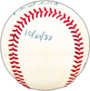 David West Autographed Official NL Baseball New York Mets "10/29/88" Beckett BAS #BK44394