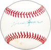 Hank Bauer Autographed Official AL Baseball New York Yankees Beckett BAS #BK44417