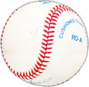 Hank Bauer Autographed Official AL Baseball New York Yankees Beckett BAS #BK44417