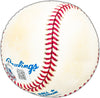 Steve Barber Autographed Official AL Baseball New York Yankees, Baltimore Orioles Beckett BAS #BK44422