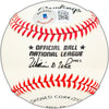Willie McCovey Autographed Official NL Baseball San Francisco Giants Beckett BAS #BK44451