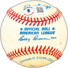 Frank Duffy Autographed Official AL Baseball Cleveland Indians, Boston Red Sox Beckett BAS #BK44462