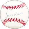 Hank Aaron Autographed Official NL Baseball Atlanta Braves UDA Holo & Beckett BAS #AC94136