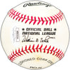 Curt Flood Autographed Official NL Baseball St. Louis Cardinals Single Signed JSA #YY31509