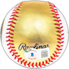 Yordan Alvarez Autographed Official 2022 Gold World Series Logo Baseball Houston Astros Beckett BAS #W381821