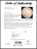 Hank Aaron Autographed Official Feeney NL Baseball Atlanta Braves "Best Wishes" Vintage Playing Days Signature PSA/DNA #AJ06448