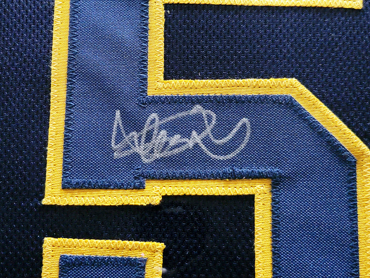 Orix Blue Wave Ichiro Suzuki Autographed Framed Navy Jersey IS Holo Stock #210146