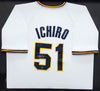 Orix Blue Wave Ichiro Suzuki Autographed Framed White Jersey IS Holo Stock #210147