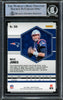 Mac Jones Autographed 2021 Panini Mosaic Rookie Card #306 New England Patriots Beckett BAS Stock #210486