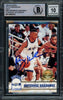 Anfernee Hardaway Autographed 1993-94 Hoops Gold Rookie Card #380 Orlando Magic Auto Grade Gem Mint 10 Beckett BAS #15093374