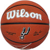 Tony Parker Autographed Authentic Leather San Antonio Spurs Logo Basketball San Antonio Spurs Beckett BAS Witness Stock #222837