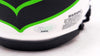 Steve Largent & Jim Zorn Autographed Seattle Seahawks Lunar Eclipse White Speed Mini Helmet MCS Holo Stock #211065