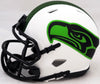 Jim Zorn Autographed Seattle Seahawks Lunar Eclipse White Speed Mini Helmet MCS Holo Stock #211075