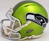 Jim Zorn Autographed Seattle Seahawks Flash Green Speed Mini Helmet MCS Holo Stock #211074