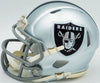 DJ Turner Autographed Las Vegas Raiders Silver Speed Mini Helmet "Just Win Baby" Beckett BAS Witness Stock #236679
