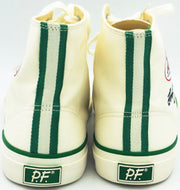 Bob Cousy Autographed White P.F. Flyers All-American HI Cousy Shoes Boston Celtics Size 12 Beckett BAS Witness Stock #236685