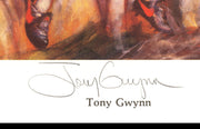 Tony Gwynn & Wade Boggs Autographed 19x24 Lithograph Photo Boston Red Sox & San Diego Padres #/2500 Stock #237005