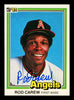 Rod Carew Autographed 1981 Donruss Card #169 California Angels Stock #211294