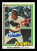 Rod Carew Autographed 1981 Donruss Card #49 California Angels Stock #211295