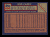 Rod Carew Autographed 1984 Topps Card #600 California Angels Stock #211307