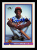 Rod Carew Autographed 1991 Bowman Card #2 Minnesota Twins Stock #211316