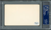 Spencer Adams Autographed 3x5 Index Card New York Yankees PSA/DNA Stock #211334