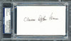 Clarence "Big House" Gaines Autographed 3x5 Index Card Winston-Salem State University PSA/DNA Stock #211336