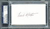 Frank Mathers Autographed 3x5 Index Card Toronto Maple Leafs PSA/DNA Stock #211338