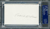 Frank Mathers Autographed 3x5 Index Card Toronto Maple Leafs PSA/DNA Stock #211338