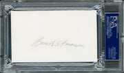 Borislav "Bora" Stankovic Autographed 3x5 Index Card PSA/DNA Stock #211339