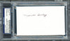 Marshall Goldberg Autographed 3x5 Index Card University of Pittsburgh, Chicago Cardinals PSA/DNA Stock #211340