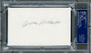 Gene Hickerson Autographed 3x5 Index Card Cleveland Browns Blue Sharpie PSA/DNA Stock #211343