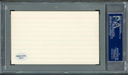 Ed Connolly Autographed 3x5 Index Card Boston Red Sox Lines On Back PSA/DNA Stock #211353