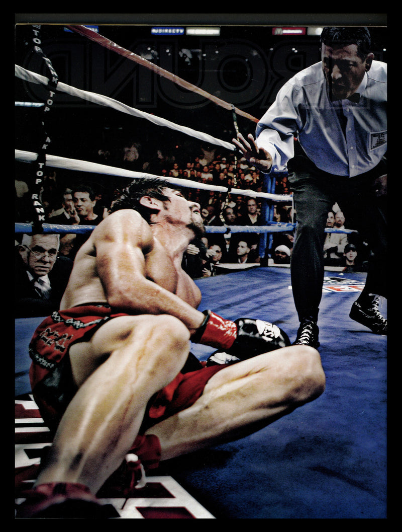 Robert Guerrero Autographed Primer Round Magazine (Smudged) Beckett BAS QR #BK08854