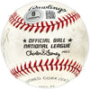 Willie Mays Autographed Official Feeney NL Baseball San Francisco Giants "To Jack Best Wishes" Vintage Signature Beckett BAS #AE08342