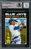 Vladimir Guerrero Jr. Autographed 2020 Topps Heritage Card #414 Toronto Blue Jays Auto Grade Gem Mint 10 Beckett BAS #16338304