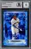 Julio Rodriguez Autographed 2022 Topps Chrome Update Sapphire Rookie Card #US44 Seattle Mariners Auto Grade Gem Mint 10 Beckett BAS #16339444