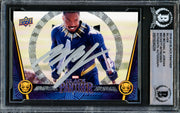 Michael B. Jordan Autographed 2018 Upper Deck Black Panther Silver Card #83 Marvel Beckett BAS Stock #224180
