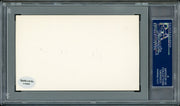 Michael Burke Autographed 3x5 Index Card New York Yankees PSA/DNA #83862106