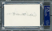 Clarence "Big House" Gaines Autographed 3x5 Index Card Winston-Salem State University PSA/DNA #83721362