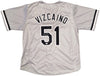 Chicago White Sox Jose Vizcaino Autographed Gray Jersey PSA/DNA Stock #236677