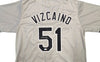 Chicago White Sox Jose Vizcaino Autographed Gray Jersey PSA/DNA Stock #236677