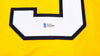 Jackie Robinson Little League World Series Great Lakes Region Ed Howard Autographed Gold Jersey Beckett BAS Witness Stock #236678