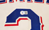 Texas Rangers Marcus Semien Autographed White Nike Jersey Size 2XLT "23 WS Champs" Beckett BAS Witness Stock #236690