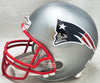 Tom Brady Autographed New England Patriots Silver Full Size Replica Helmet Fanatics Holo #B062648