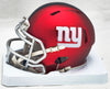 Sterling Shepard Autographed New York Giants Blaze Red Mini Helmet Beckett BAS #E02711