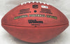 John Elway Autographed Official NFL Leather Colored Gold Shield Football Denver Broncos Beckett BAS Witness #W609022