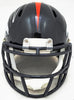 Russell Wilson Autographed Denver Broncos Dark Blue Speed Mini Helmet Fanatics Holo #B747728