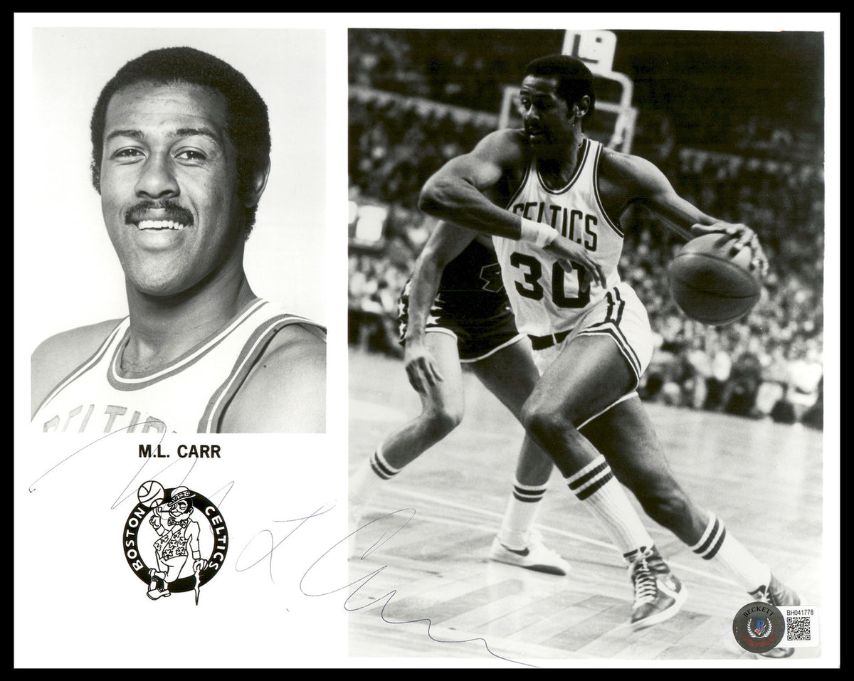 ML Carr Autographed 8x10 Photo Boston Celtics Beckett BAS #BH041778