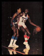 Earl Monroe & Dave Bing Autographed 8x11 Magazine Photo SKU #237741